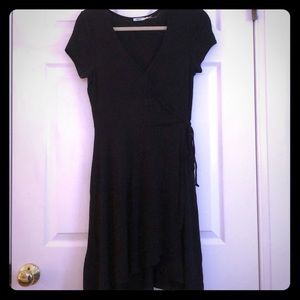 Kimchi Blue Urban Outfitters Black Wrap Dress